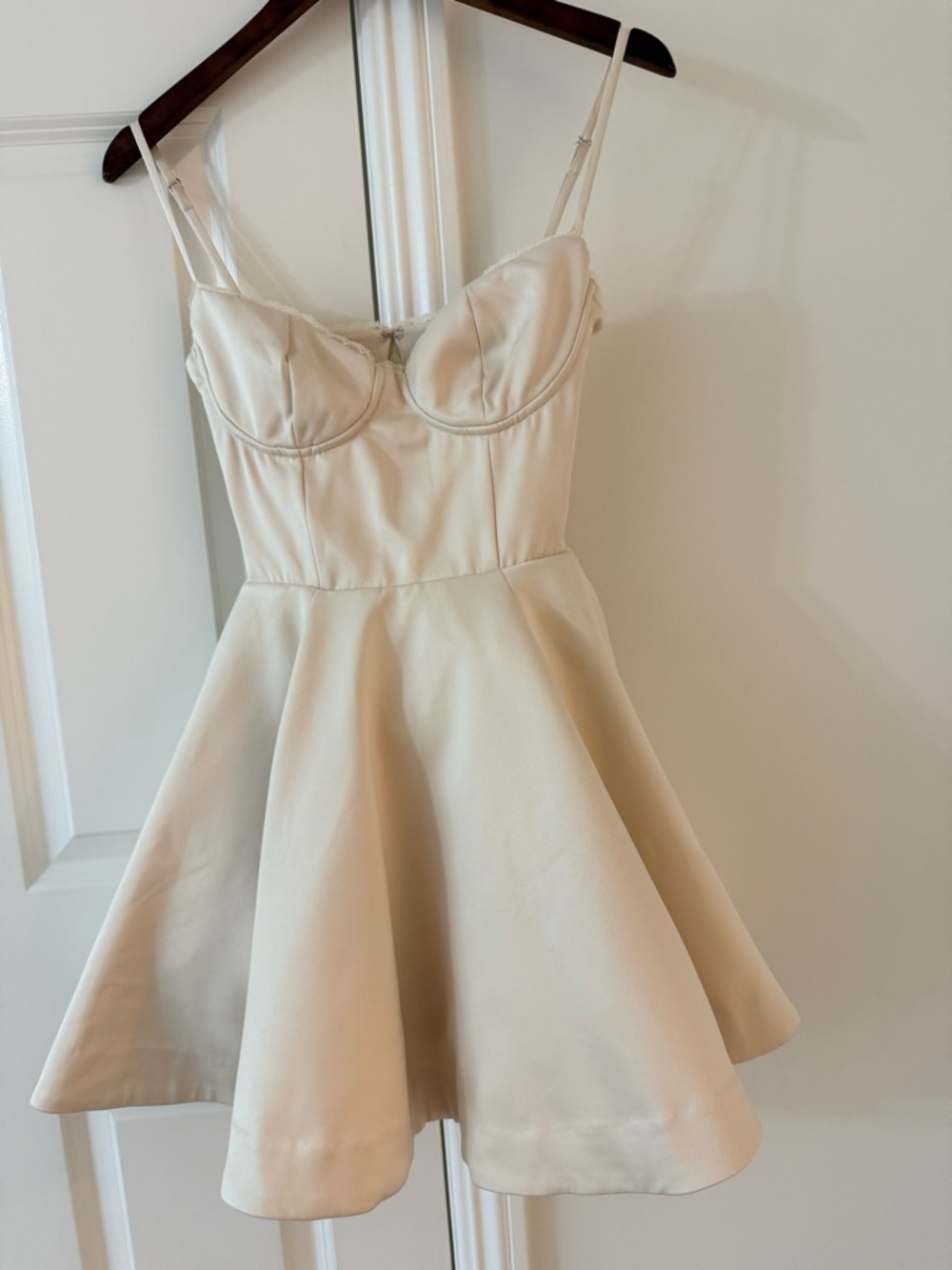 HOUSE OF CB Minimoiselle Cream Tulle Mini Dress XS Regular Length Cup A-C NWOT - Picture 2 of 5